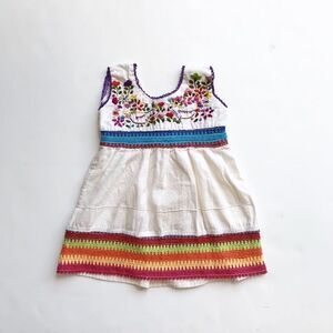 Dove embroidered dress size 1/fits 12-18 months